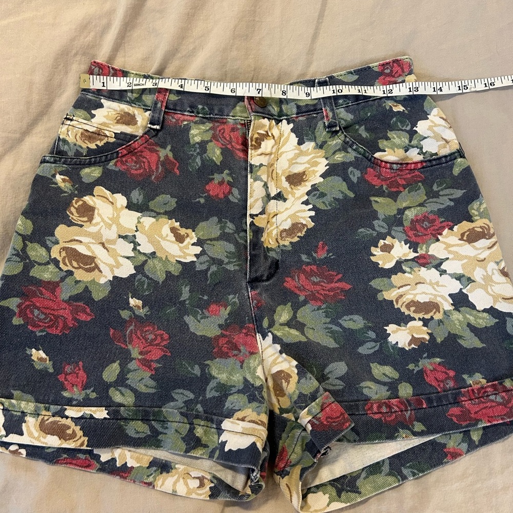 Floral Women's or kids short size 7/8 kids size or XS for women
